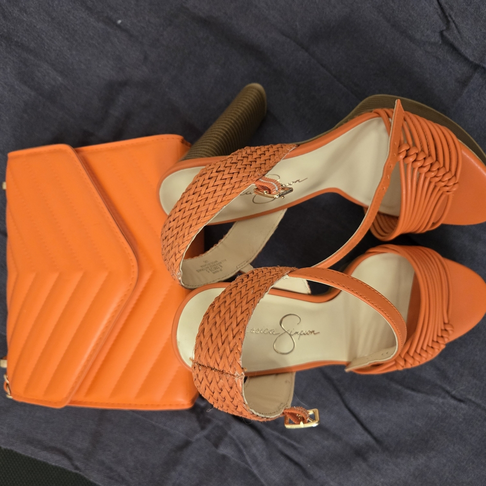 Jessica Simpson Women's Orange Heels